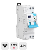 TOSMR1-JWT Type A 30mA Wi-Fi Smart RCBO Tuya Metering with Leakage Protection API Chayo