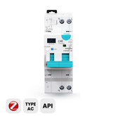 TOSMR1-JZT Zigbee 3.0 Type AC Tuya Smart RCBO Residual Current Circuit Breaker with Overcurrent Protection | Rated Current 20A/40A, Leakage Protection 30-100mA 1P+N | Remote Control, Real-time Power Consumption, Auto-reclosing | Tuya/Smart Life APP TONGOU