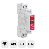 TOVMT 2P Tuya Wi-Fi Smart Switch Double Break L-N / L-L Wiring 16A 100-240V Chayo