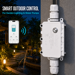 TOWPS IP67 Outdoor Tuya Wi-Fi Waterproof Smart Switch & Box 16A Timer Relay for Pool Pump Chayo