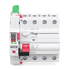TOSAR-RD4A Tuya Wi-Fi Type A Auto Recloser RCCB with Remote Control 2P/4P 30/100/300mA Chayo