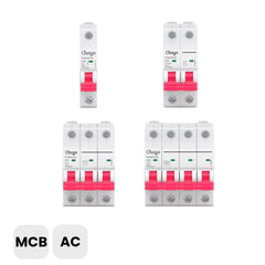 TOMD6 AC MCB Mini Circuit Breaker 6KA 230V 400V 50/60 Hz 1-4P 6-63A TONGOU