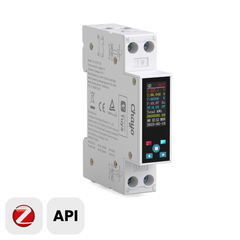 TO-Q-SYS-JZT Zigbee Tuya DIN Rail Smart Meter with CB/CE Certificate | 1-50A Adjustable, 1P+N | with Metering, Remote Control, Prepaid, Timing modes, Data Download Chayo