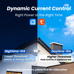 TO-Q-SYS-JZT Zigbee Version Tuya DIN Rail Smart Meter | 1-50A Adjustable, 1P+N | with Real-time Power Consumption, Remote Control, Prepaid Function, Timing modes, Data Download Tuya/Smart Life APP TONGOU