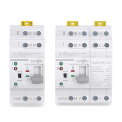 TOATS Automatic Transfer Switch 2P/4P ATS PV System Dual Power Uninterrupted Power 110V 220V 63A TONGOU