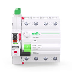 TOSAR+RD4A 2P/4P Type A RCD Auto Recloser 6KA RCCB 16-63A TONGOU