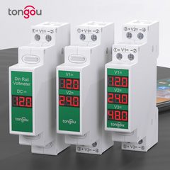 TOVME-DC Medidor de Voltaje 1-3P Sistema solar TONGOU