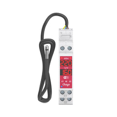 TOVTH WiFi DIN Rail Real-time Temp/Humidity Sensing | 3840W AC/300W DC, AC 16A, DC 10A | Smart Home Automation TONGOU
