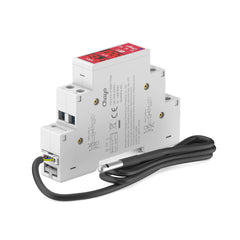 TOVTH WiFi DIN Rail Real-time Temp/Humidity Sensing | 3840W AC/300W DC, AC 16A, DC 10A | Smart Home Automation TONGOU