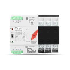 TOWTS-100 2-4P ATS Automatic Transfer Switch Electrical Selector Switches Dual Power Switch 220V Chayo