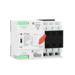 TOWTS-100 2-4P ATS Automatic Transfer Switch Electrical Selector Switches Dual Power Switch 220V Chayo